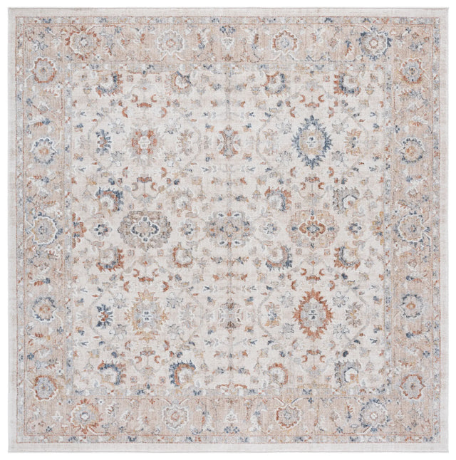Safavieh Scarlett 400 6'-7" x 6'-7" Rug in Ivory / Beige Rust