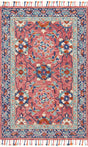 Loloi Zharah Zr-03 Rose / Denim Rugs - main flat