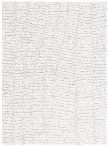Safavieh Rumi Shag 4'-0" x 6'-0" Rug in Ivory / Light Beige