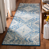 Safavieh Madison 2'-3" x 8'-0" Rug in Navy / Creme