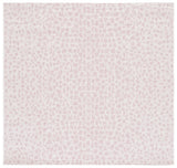 Safavieh Courtyard 6'-7" x 6'-7" Rug in Ivory / Blush Pink