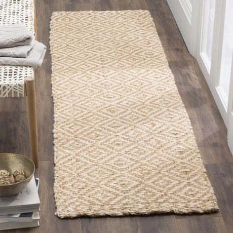 Safavieh Natural Fiber 2'-3" x 10'-0" Rug in Ivory / Natural