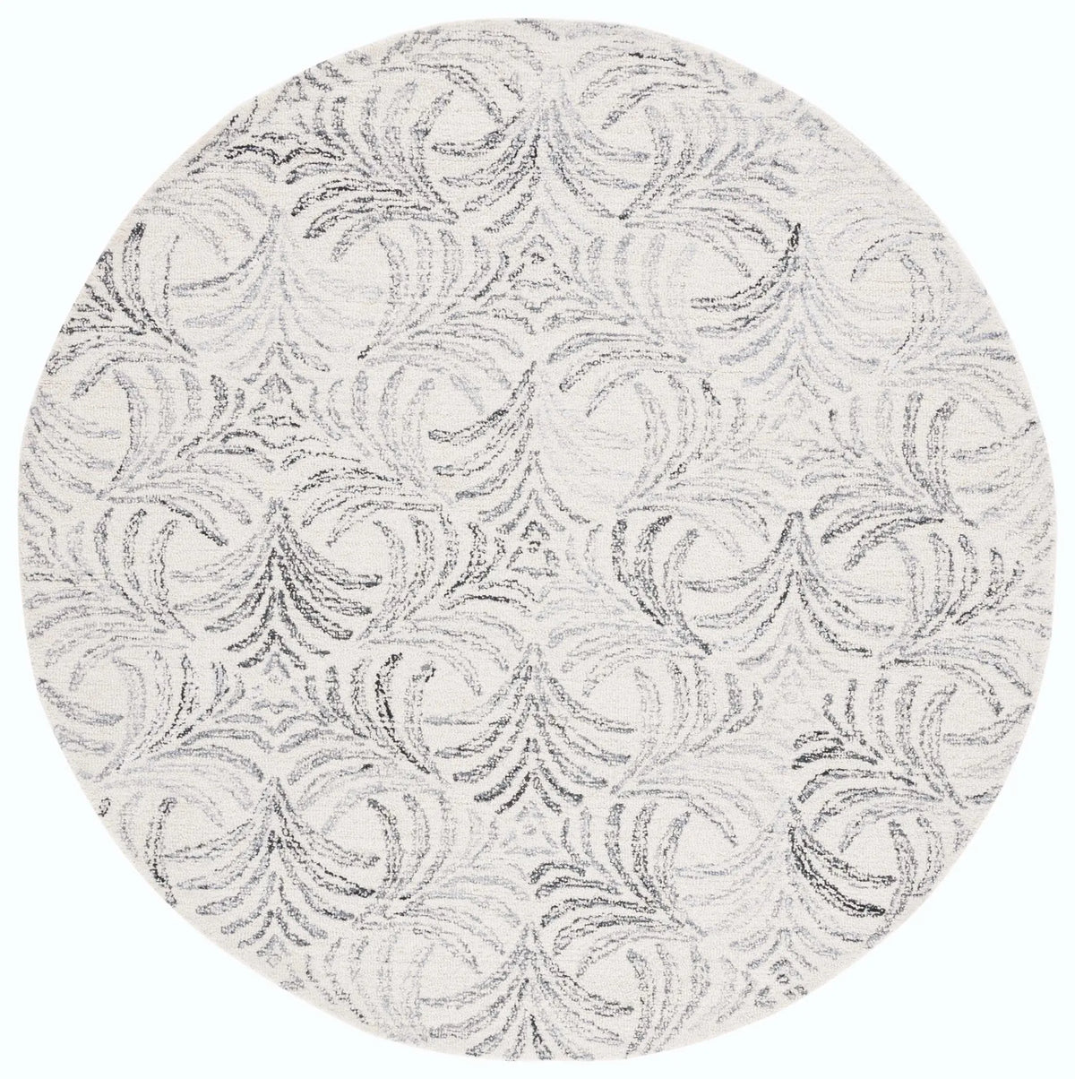 Safavieh Martha Stewart 300 6'-0" x 6'-0" Rug in Ivory / Grey