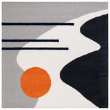 Safavieh Rodeo Drive 6'-0" x 6'-0" Rug in Grey / Black