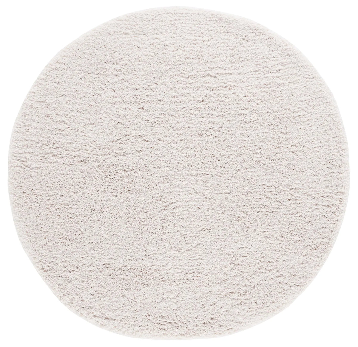 Safavieh Luxe Shag 6'-0" x 6'-0" Rug in White