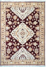 Dynamic Rugs Wade 18606 Power Loomed Traditional Red/Beige/Multi Rug - Rectangular