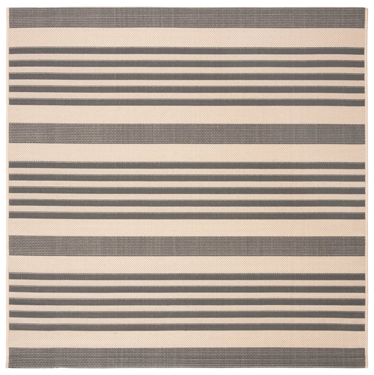 Safavieh Courtyard 5'-3" x 5'-3" Rug in Grey / Bone