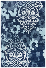 Safavieh Adirondack 4'-5" x 6'-5" Rug in Navy / Aqua