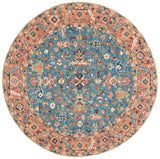 Safavieh Blossom 6'-0" x 6'-0" Rug in Blue / Rust