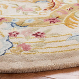 Safavieh Savonnerie 6'-0" x 6'-0" Rug in Sage / Beige