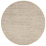 Safavieh Natural Fiber 6'-0" x 6'-0" Rug in Black / Ivory