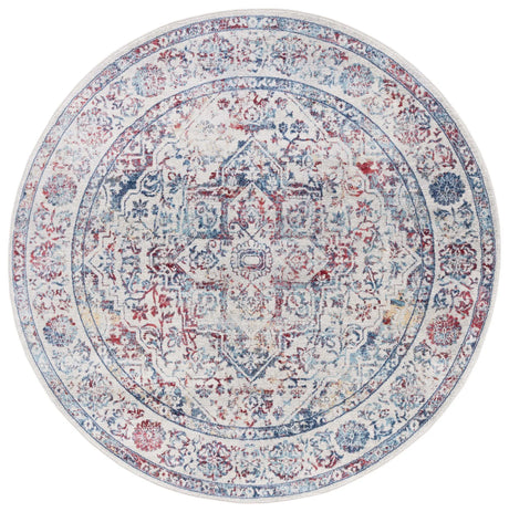 Safavieh Brentwood 5'-0" x 5'-0" Rug in Ivory / Blue
