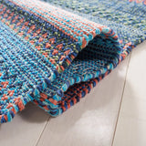Safavieh Montauk 4'-0" x 6'-0" Rug in Blue / Orange