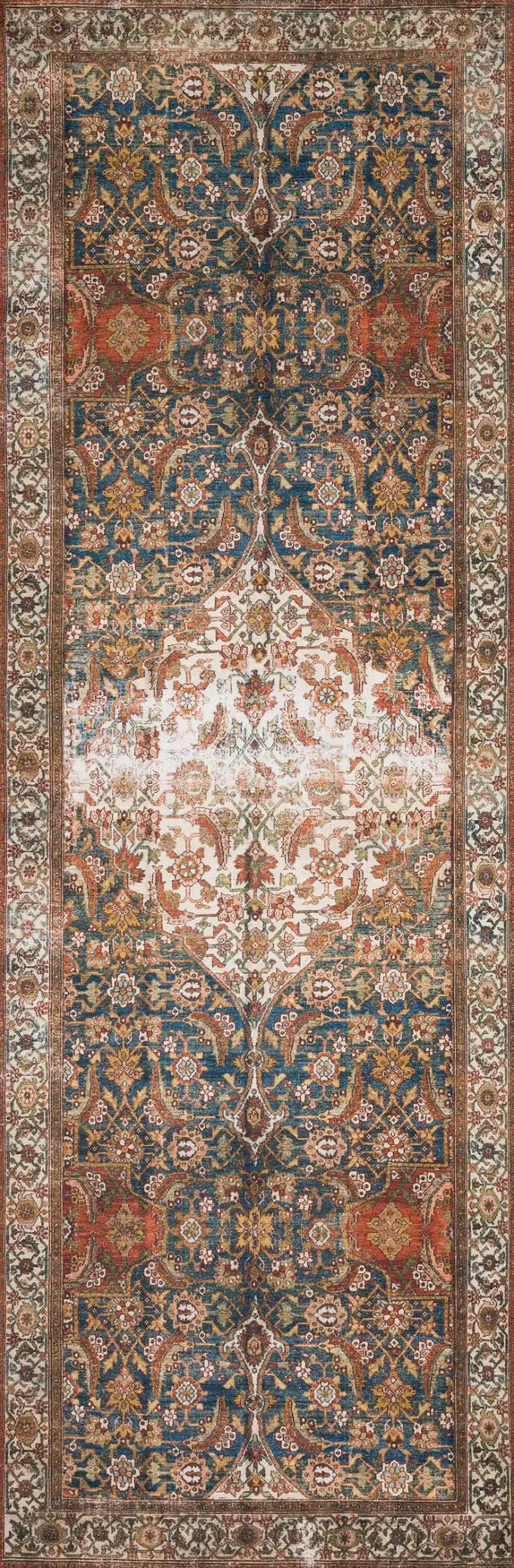 Loloi Layla Lay-05 Ocean / Multi Rugs - runner flat