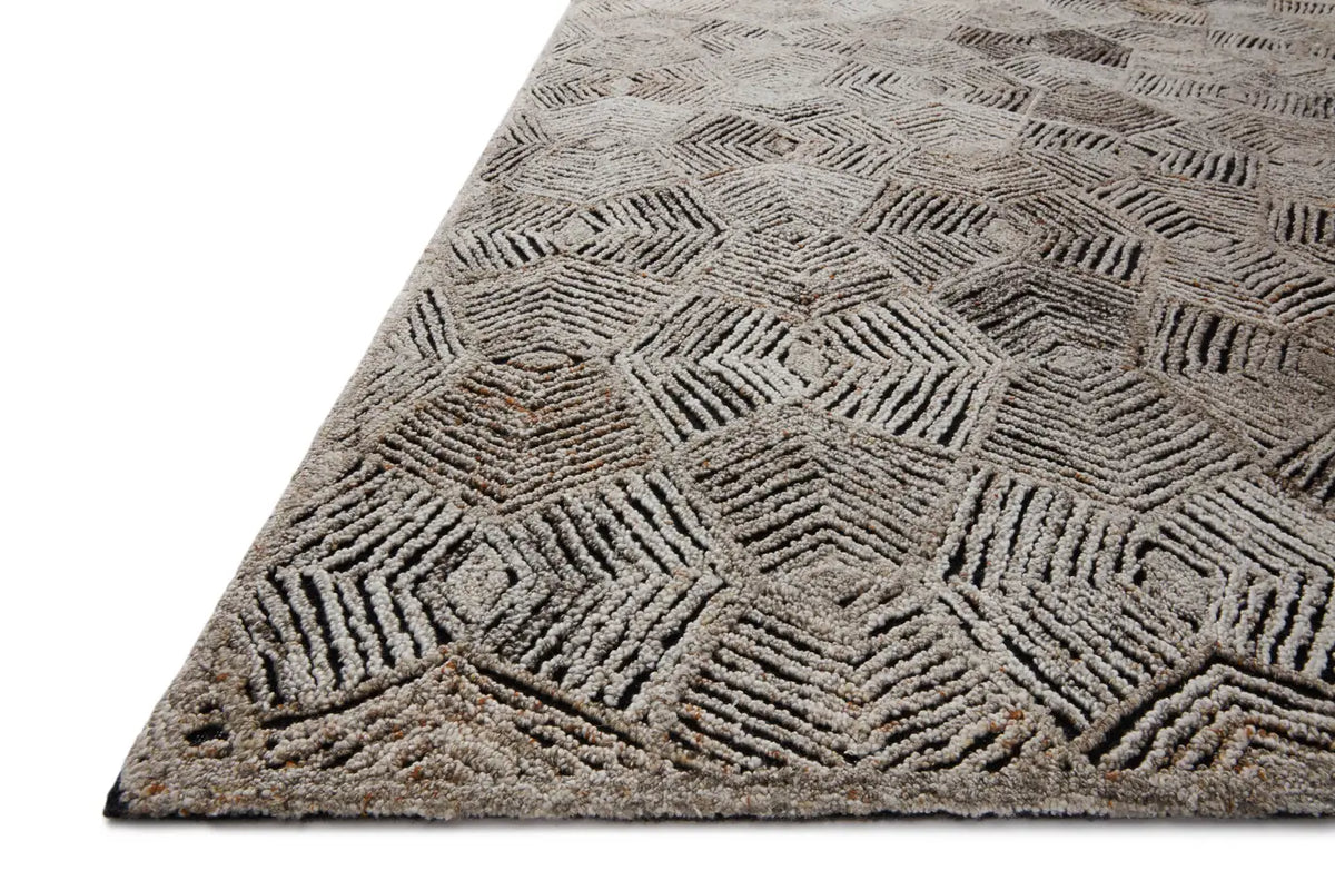 Loloi Prescott Pre-01 Fawn Rugs - rug corner