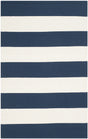 Safavieh Montauk 2'-6" x 4'-0" Rug in Navy / Ivory