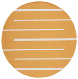 Safavieh Montauk 6'-0" x 6'-0" Rug in Gold / Ivory