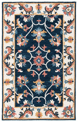 Safavieh Blossom 5'-0" x 8'-0" Rug in Blue / Ivory