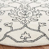 Safavieh Jardin 6'-0" x 6'-0" Rug in Ivory / Black