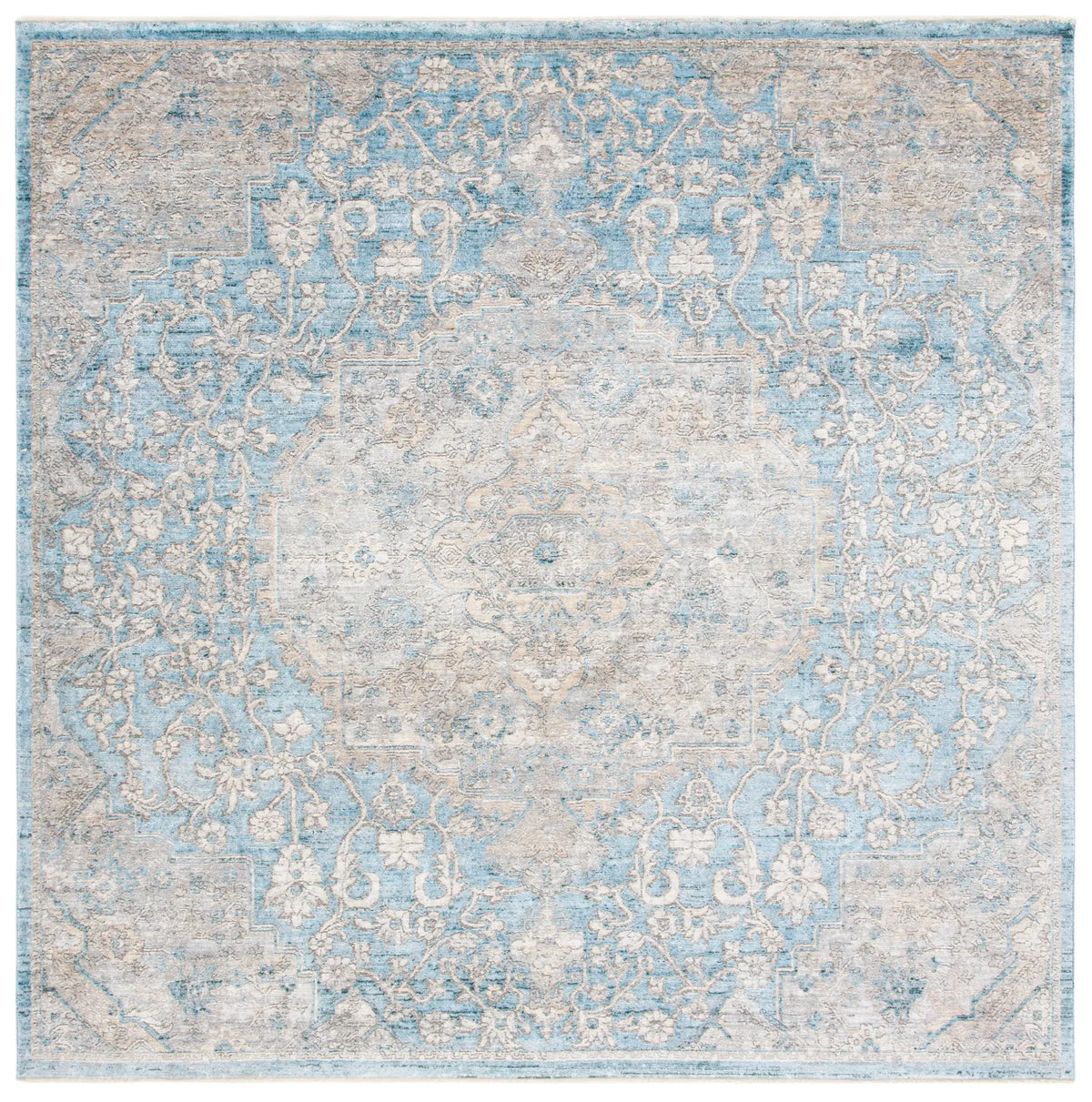 Safavieh Dream 6'-7" x 6'-7" Rug in Blue / Grey