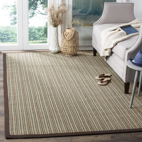 Safavieh Natural Fiber 5'-0" x 8'-0" Rug in Blue / Purple