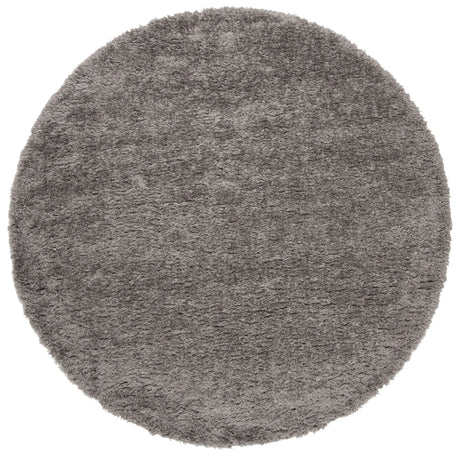 Safavieh Madrid Shag 200 6'-7" x 6'-7" Rug in Charcoal