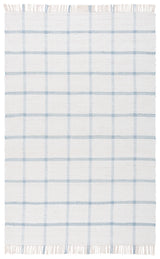 Safavieh Montauk 4'-0" x 6'-0" Rug in Ivory / Blue