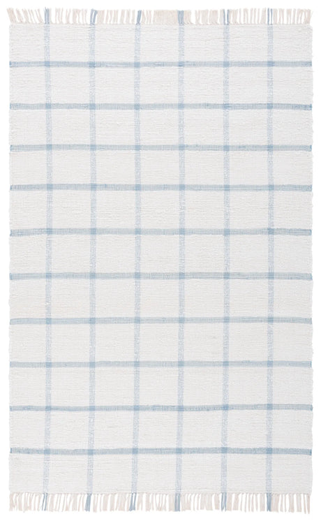 Safavieh Montauk 4'-0" x 6'-0" Rug in Ivory / Blue