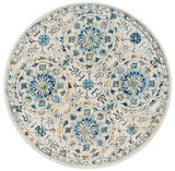 Safavieh Evoke 6'-7" x 6'-7" Rug in Ivory / Blue