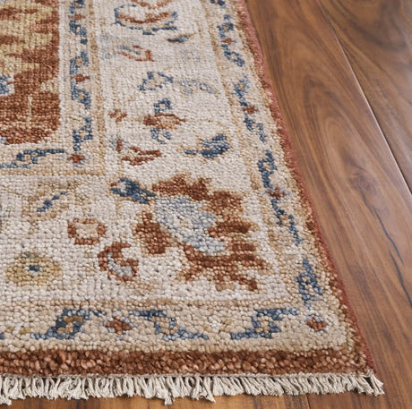 Safavieh Samarkand 6'-0" x 9'-0" Rug in Rust / Beige