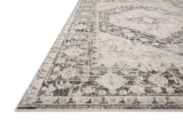 Loloi Monroe Mon-01 Charcoal/Multi Rug - rug corner