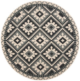 Safavieh Veranda 5'-3" x 5'-3" Rug in Beige / Grey