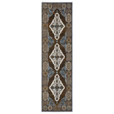 Oriental Weavers Sphinx Ellington Ell06 Rust/ Blue Rug - runner