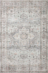 Loloi Heidi Hei-02 Dove/Blush Rugs - main flat