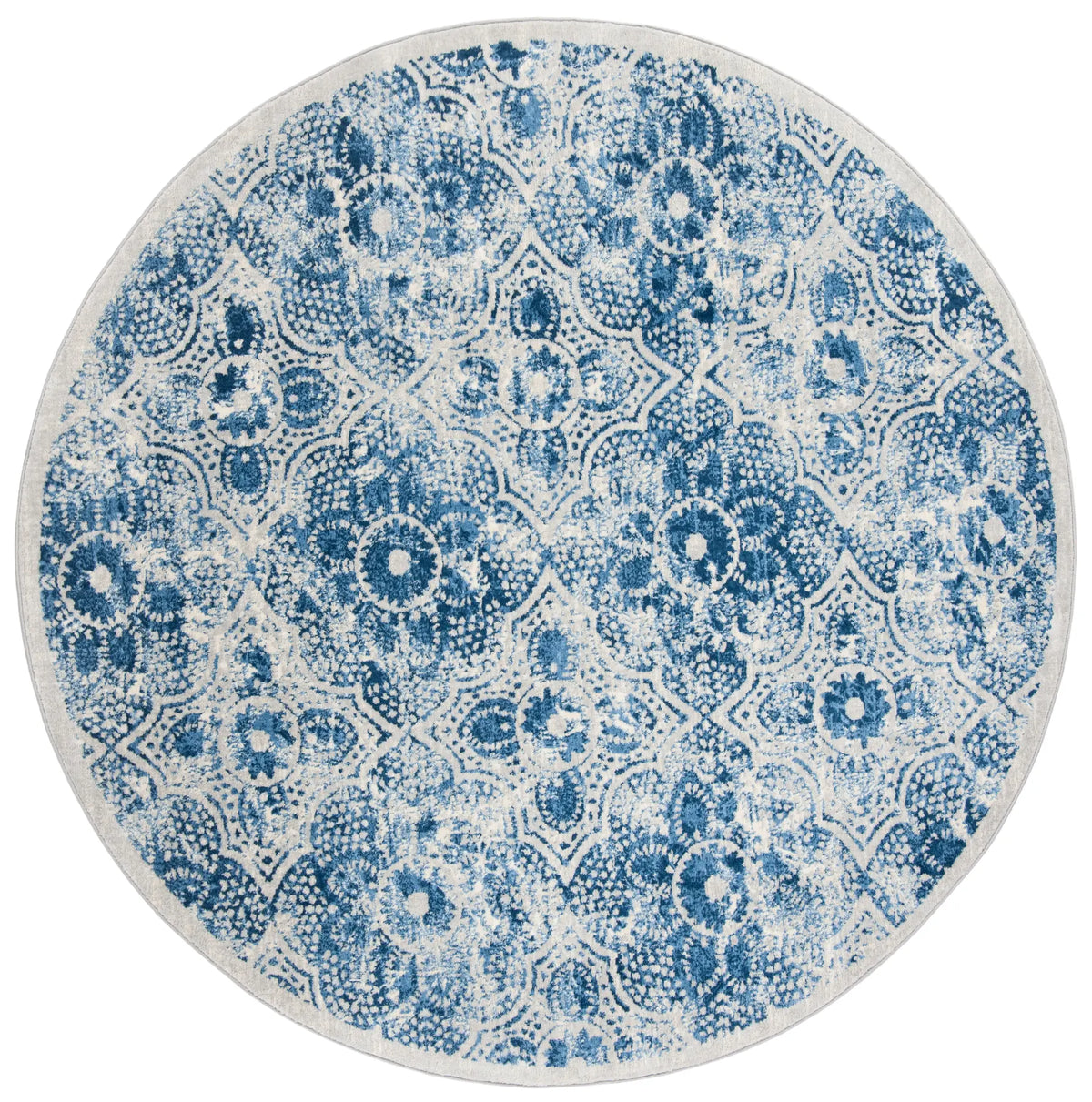 Safavieh Martha Stewart 28 6'-7" x 6'-7" Rug in Cream / Blue