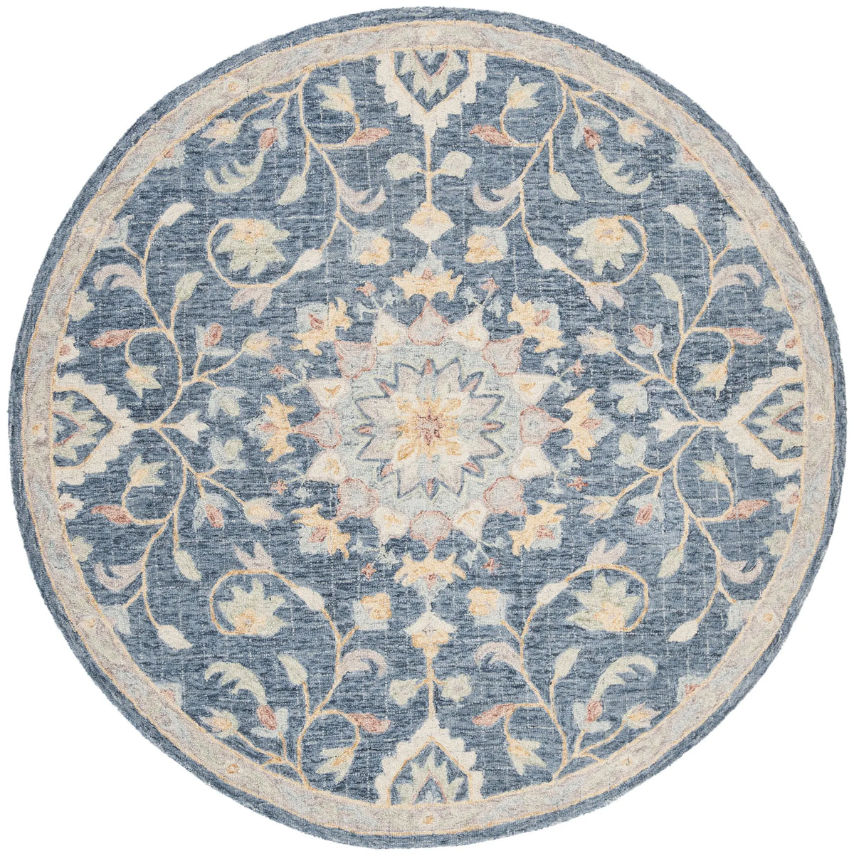 Safavieh Blossom 6'-0" x 6'-0" Rug in Navy / Multi