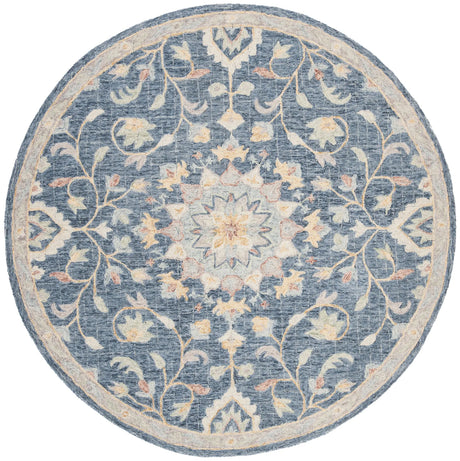 Safavieh Blossom 6'-0" x 6'-0" Rug in Navy / Multi