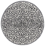 Safavieh Metro 6'-0" x 6'-0" Rug in Black / Ivory