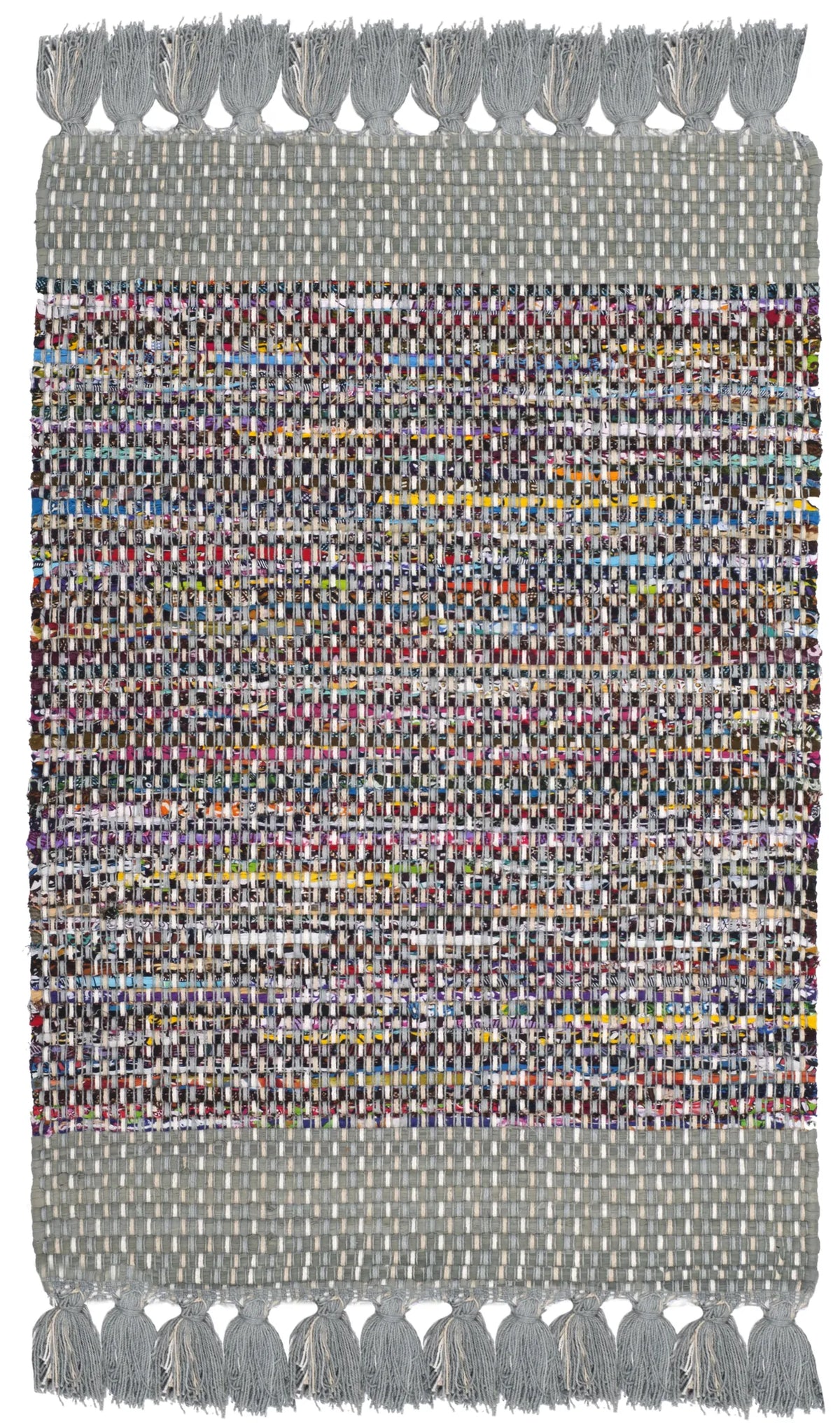 Safavieh Montauk 2'-0" x 3'-0" Rug in Grey / Multi
