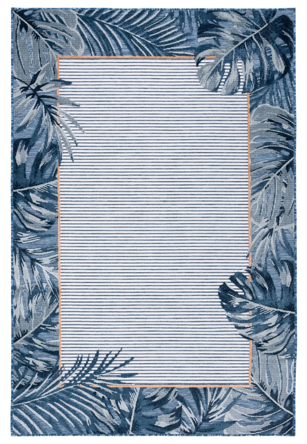 Safavieh Cabana 4'-0" x 6'-0" Rug in Ivory / Navy