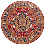 Safavieh Classic 8'-0" x 8'-0" Rug in Red / Navy