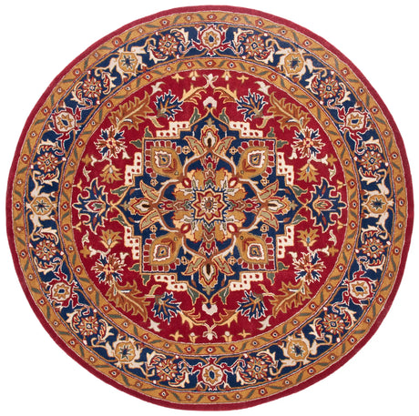 Safavieh Classic 8'-0" x 8'-0" Rug in Red / Navy