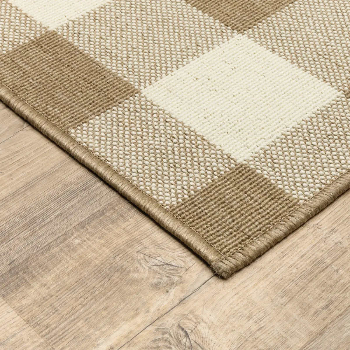 Oriental Weavers Sphinx Marina 2598I Tan / Ivory Rugs - corner detail