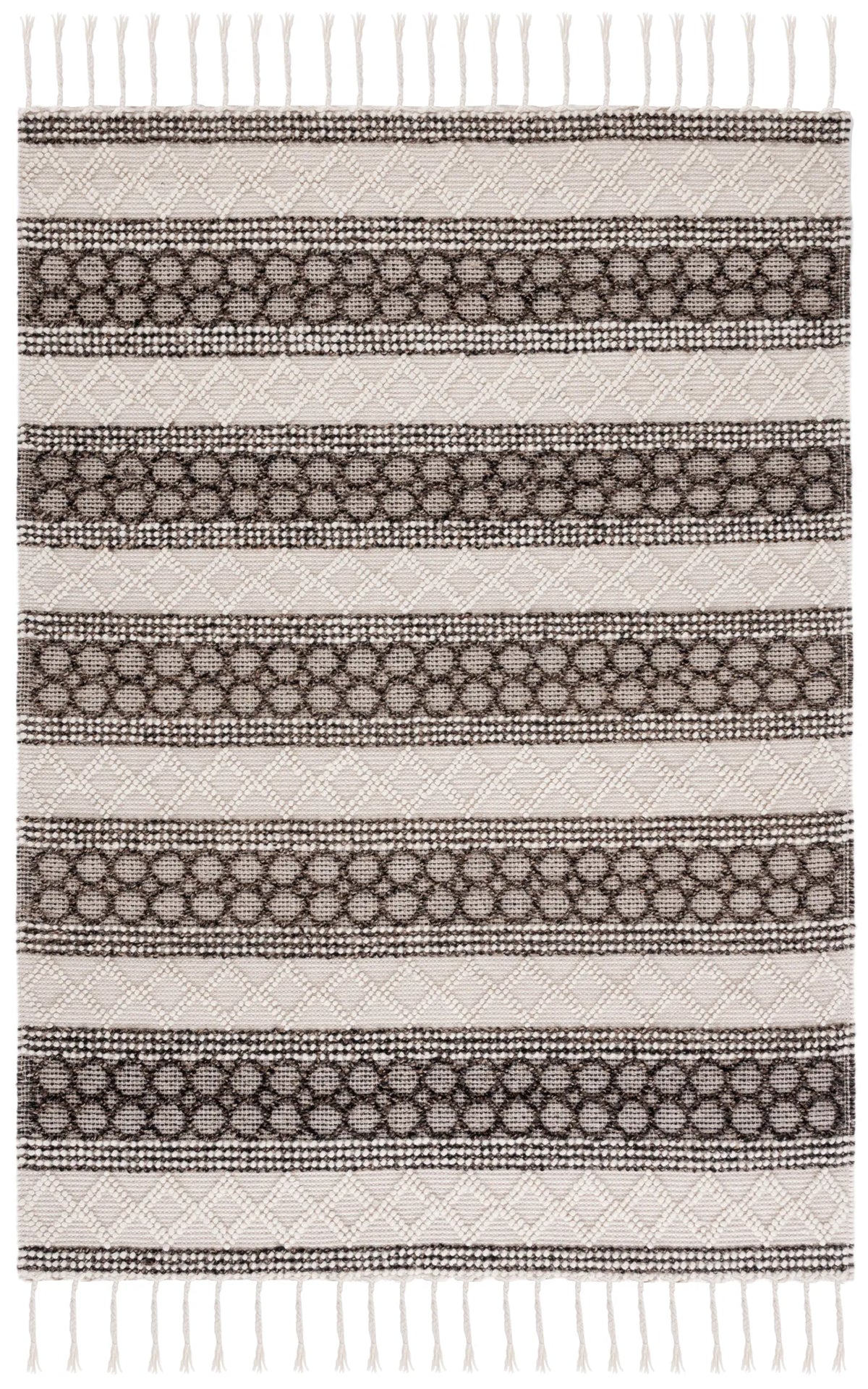 Safavieh Natura 4'-0" x 6'-0" Rug in Ivory / Black