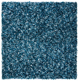 Safavieh Rio Shag 6'-0" x 6'-0" Rug in Navy / Ivory