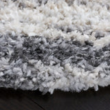 Safavieh Berber Shag 6'-7" x 6'-7" Rug in Charcoal / Grey