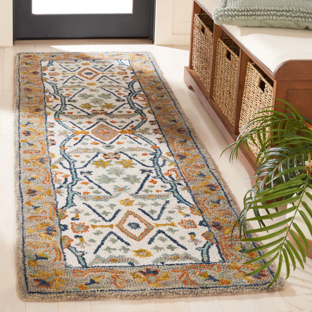 Safavieh Aspen 2'-3" x 11'-0" Rug in Ivory / Blue