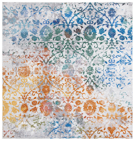 Safavieh Aria 6'-5" x 6'-5" Rug in Grey / Green
