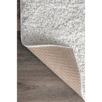 Nuloom Haisley Casual Shag Ozus01A White Area Rug