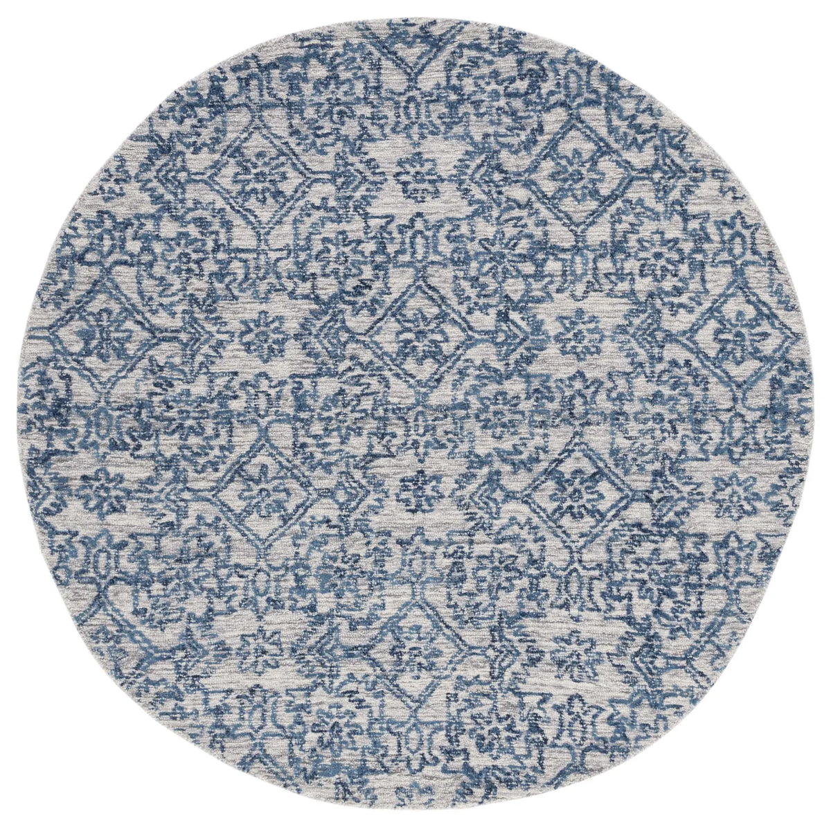 Safavieh Micro-Loop 5'-0" x 5'-0" Rug in Blue